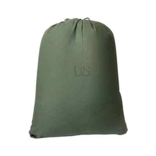 US Military Barracks Cotton Laundry Bag Green NSN 8465-00-530-3692 VGC