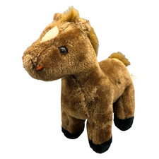 IKEA Pferd Pony Gaul Stute Hengst &Ouml;kenl&ouml;pare Kuscheltier Stofftier Pl&uuml;sch 32cm