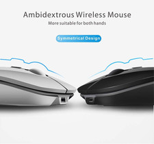 Wireless Mouse, 2.4G Portable Optical Silent Ultra Thin Wireless Computer Mouse