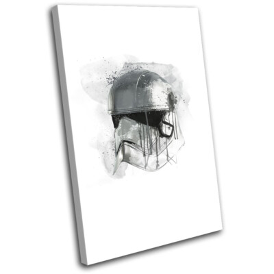 Captain Phasma Star Wars Filmgrößen EINZELNE LEINWAND WANDBILD Bild Druck