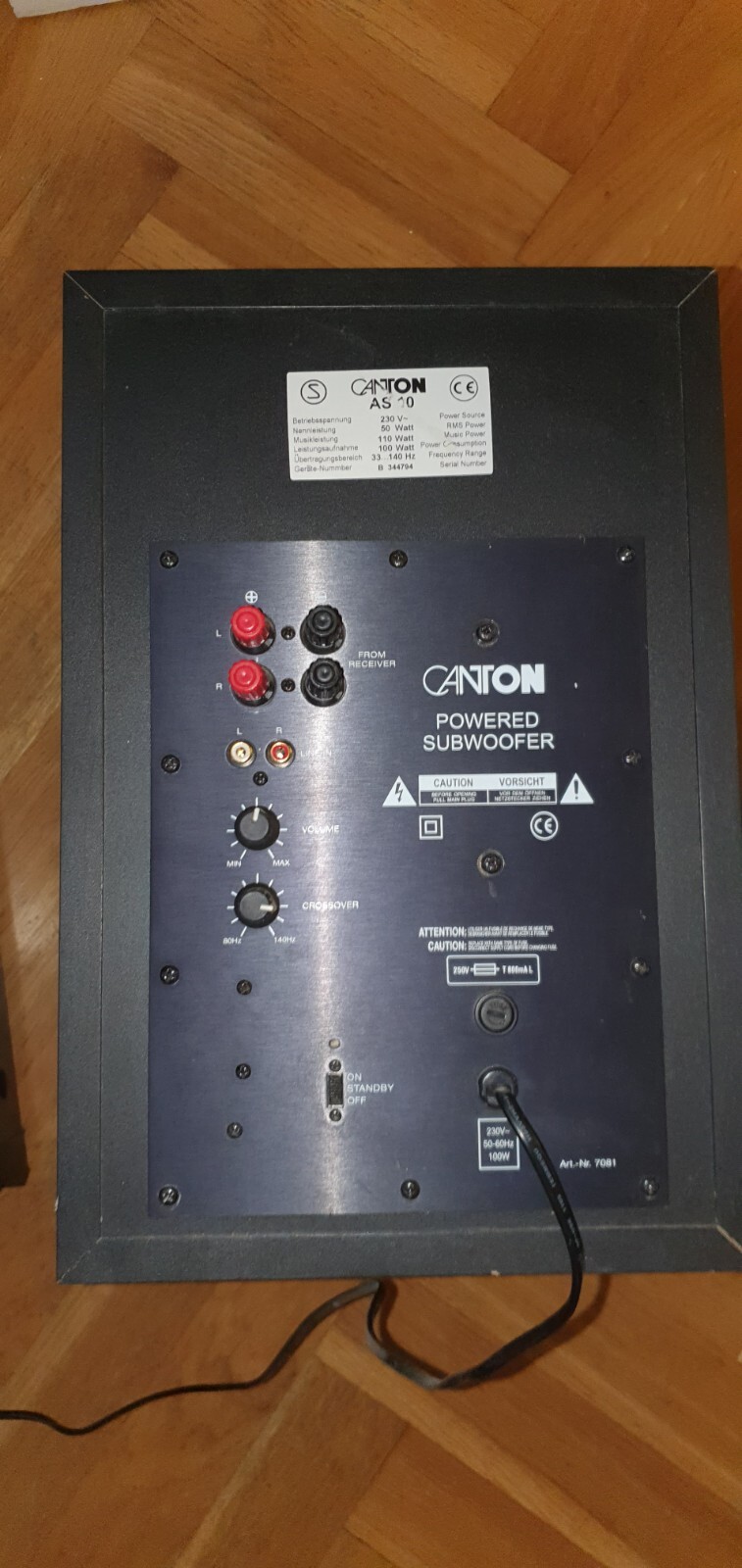 Canton Aktiv Subwoofer eBay