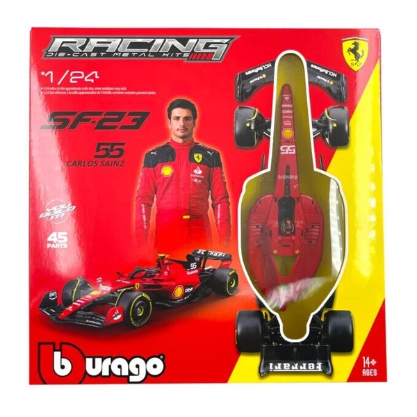 Ferrari SF-23 Carlos Sainz #55 2023 Modell F1 Bausatz Bburago 1/24 18-26852-image