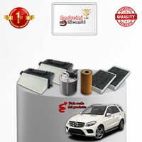 Set Service 4 Filter Mercedes Gle 350 CDI W166 190KW 258CV Von 2015->
