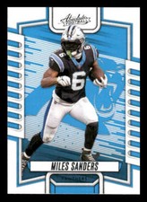 2023 Panini Absolute #48 Miles Sanders Carolina Panthers