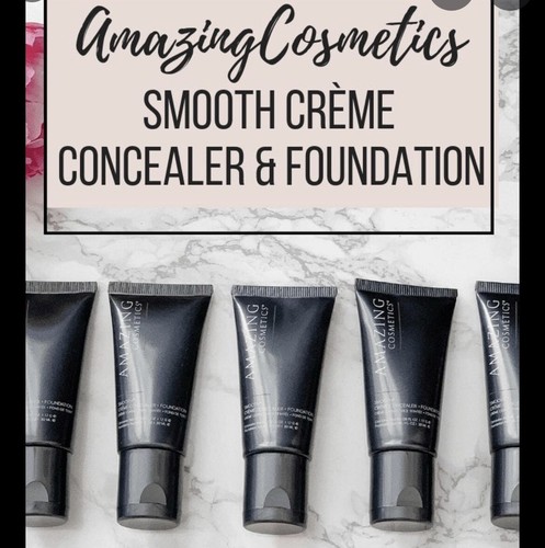 Amazing Cosmetics Smooth Creme Concealer Foundation Duo 1,06 Unzen DEEP GOLDEN NEU - Bild 4 von 12