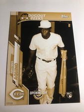 2020 Topps Opening Day Dugout Peeks 5x7 Aristides Aquino Reds RC DP11 03/10