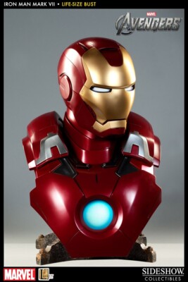 Sideshow - Marvel - Iron Man Mark VII Bust Life Size - 61cm - NEW incl. Shipper