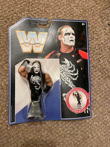 BNIB WWE MATTEL RETRO SERIES 2 Sting WWF HASBRO...