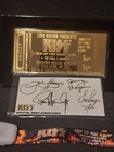 KISS END OF THE ROAD MSG Gold Ticket 24k Gold Plated 12/2/23 SOLD OUT LAST Show — photo 5
