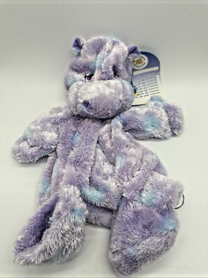NWT Build A Bear Unstuffed Purple Tye Dye Hip Hippo ~ See Description!
