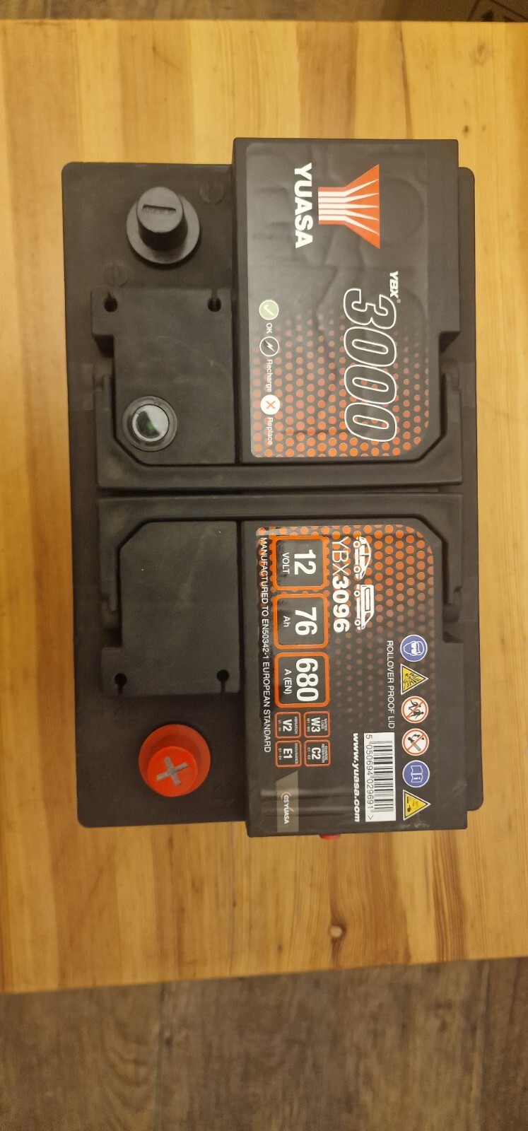 Yuasa YBX3096 Standard Battery Type 096 eBay