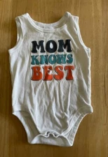 Mom Knows Best One-Piece Baby Clothes 6-9 Months  Garanimals