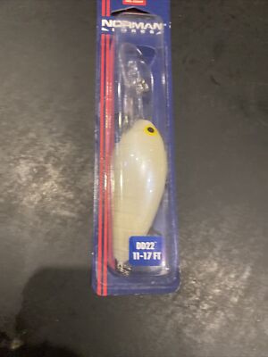 Norman Lures DD22 White Ghost
