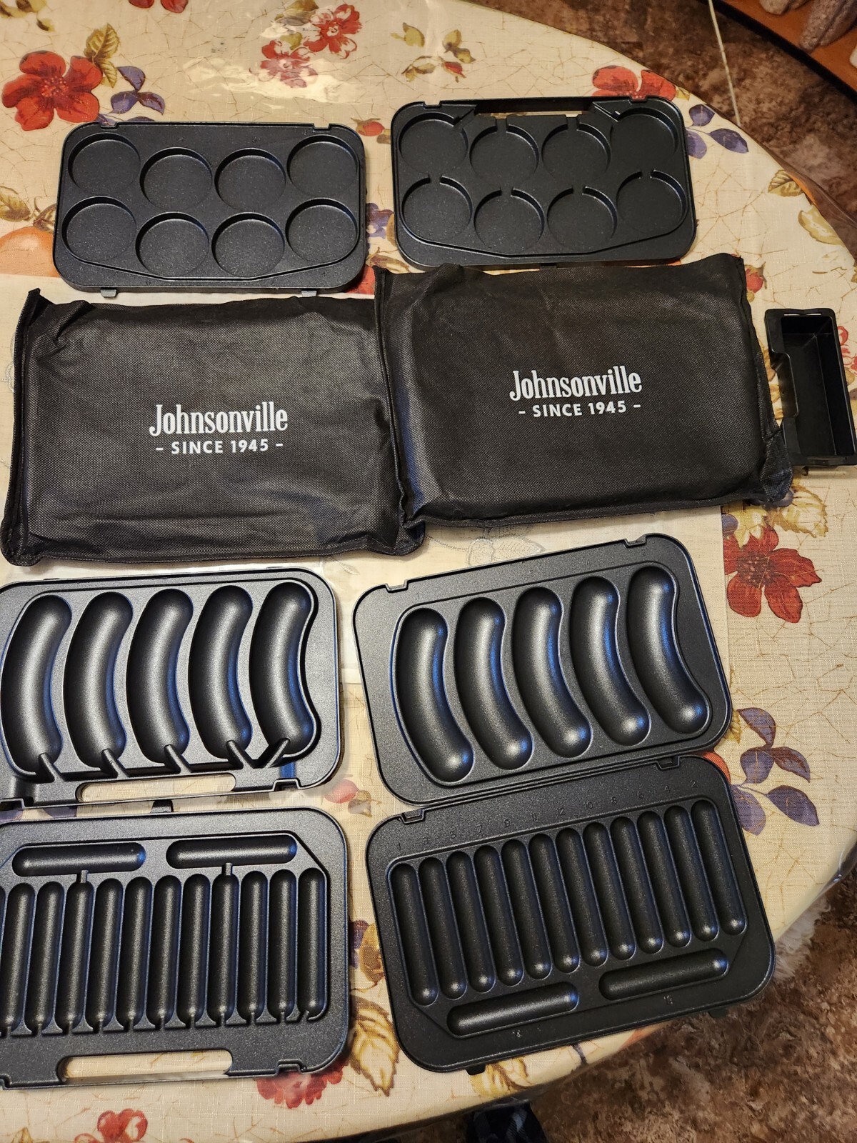 Johnsonville Sizzling Sausage Grill Plus *Griddle Pans and Drip Tray