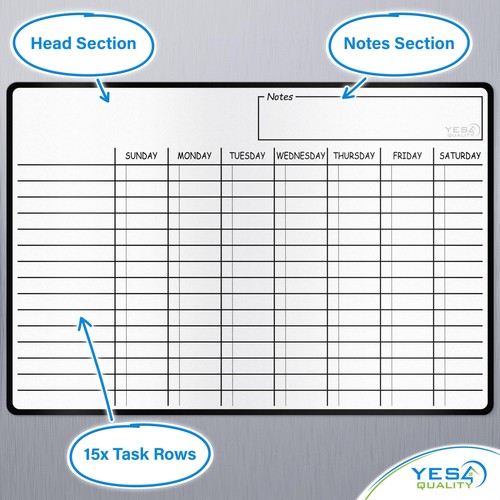 Magnetic Dry Erase Chore Chart 19" X 13" Behavior Chart For Multiple Kids Fami - Picture 4 of 8