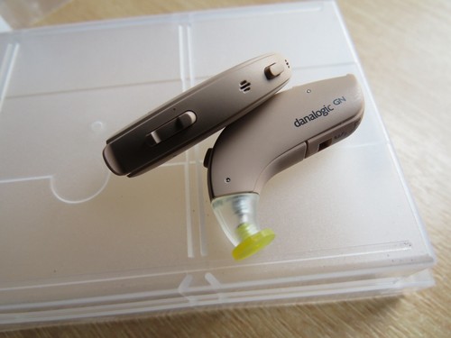 Pair of Danalogic Ambio 77 Hearing Devices Assist Aids - Size 13 Battery Comp. - Picture 5 of 7