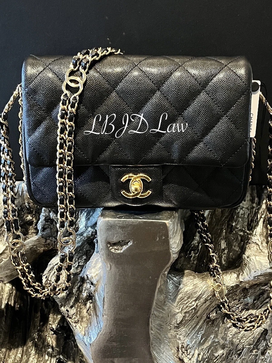 Chanel Coco Handle black Caviar Small Bag so black hardware