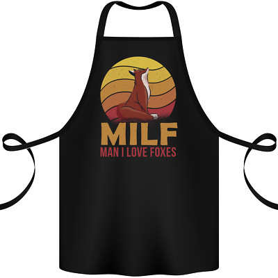 MILF Man I Love Foxes Fuchs Baumwollschürze 100% Bio
