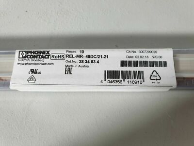 Phoenix Contact Einzelrelais REL-MR- 48DC/21-21 10Stk (1Stk/3eur) _0,1_5