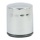 Magnet Oil Filter Short, Chrome, For Harley-Davidson 99-17 TWIN CAM; 17-20 M8