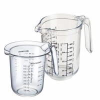 Westmark Set 2Tlg., Messkannen 0,5 L Und 1 L , Mehrsprachige Messskalen