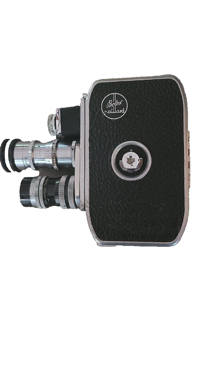 Bolex Paillard B8L Double 8mm Camera, special lenses plus Lots of