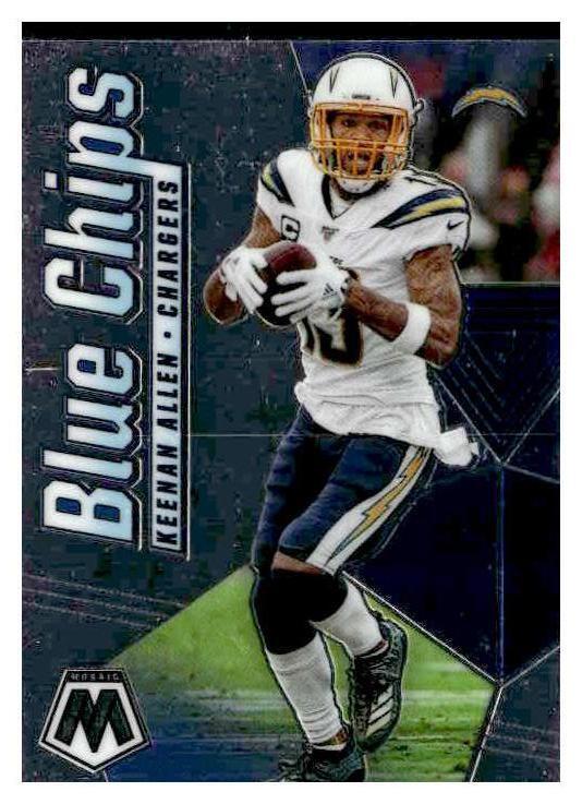 2020 Panini Mosaic #BC14 Keenan Allen Blue Chips