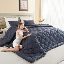 132x120 Inch Oversized Alaskan King Comforter All Season Lightweight Down