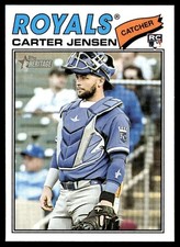 2026 Topps Heritage Carter Jensen RC Kansas City Royals #199