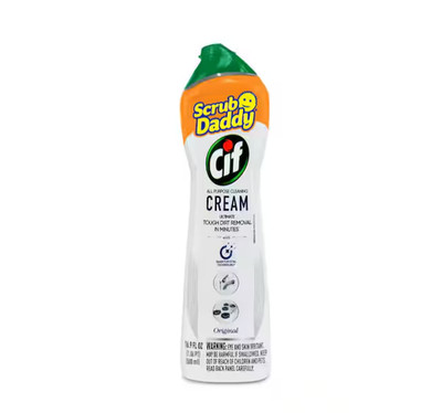 Scrub Daddy Cif All Purpose Cleaning Cream, Ultimate Tough Dirt Removal - 16.9oz