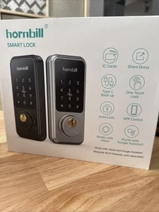Hornbill Serrure intelligente HBUS-MD-SIL-KIT -Touchscreen Keypad App Control Brand Nouveau !