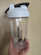 Blender Bottle Classic 22 oz. Shaker Mixer Cup with white top