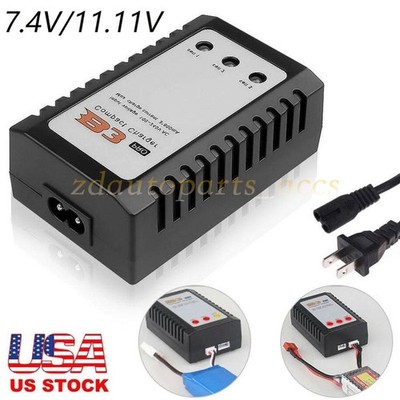 B3 LIPO Balance Battery Charger 7.4v 11.1v 2s 3s Cells for RC LiPo Helicopter