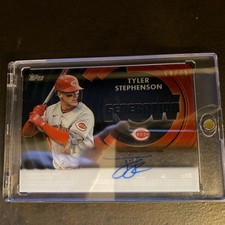 2022 Topps Clearly Authentic Generation Now Black /75 Tyler Stephenson Auto