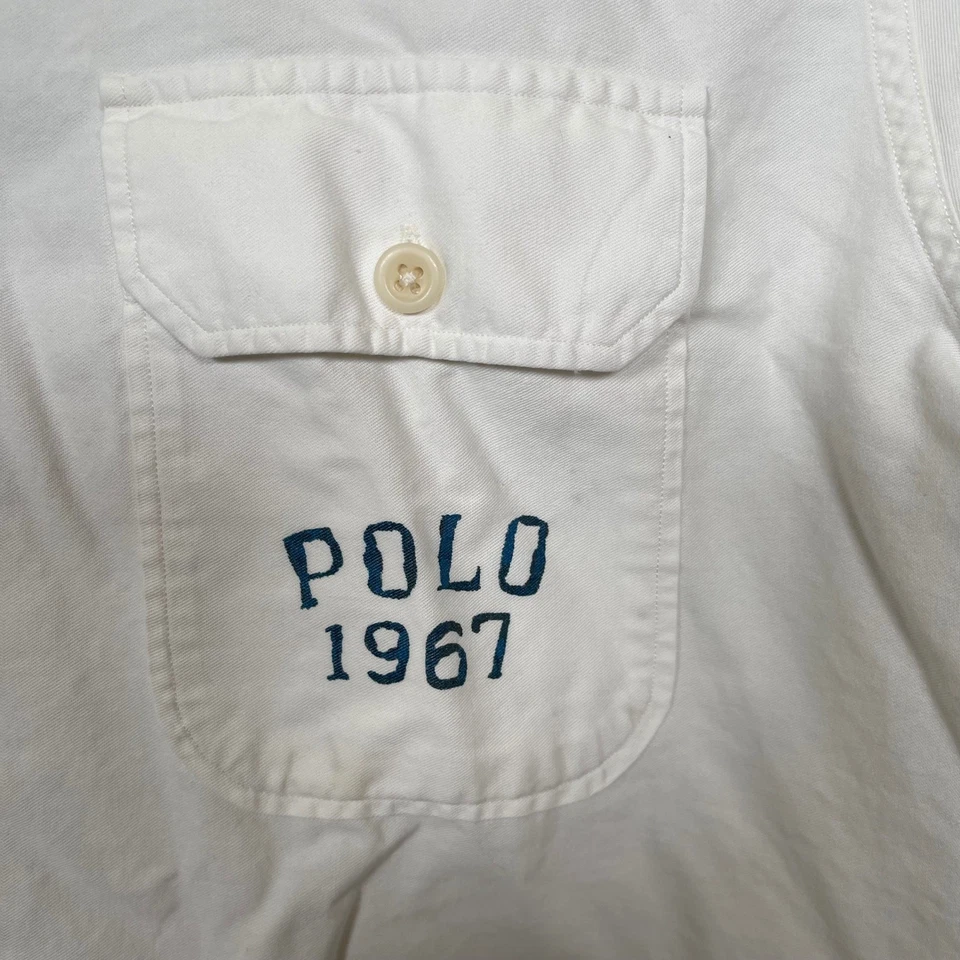 Camisa Polo Ralph Lauren Ocean Camp XXL 2003 Juego de Primavera Pesca Marlín Florida Foto 3 de 4