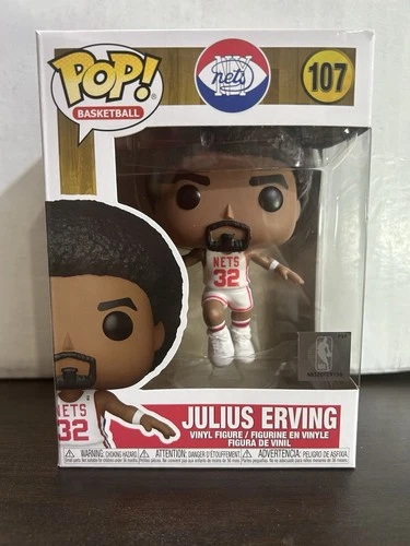 Julius Erving Dr. J - New York New Jersey Nets - NBA Basketball Funko Pop 107
