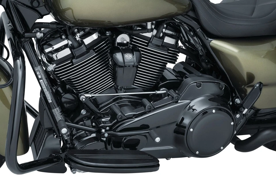For Harley-Davidson Road King 17-21 Precision Gloss Black Transmission Top Cover Foto 4 de 4