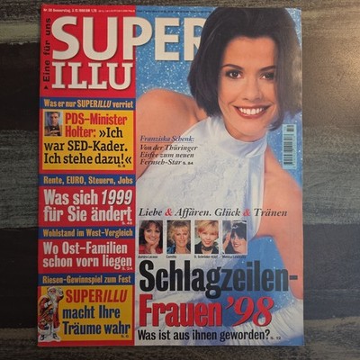 Super Illu, Nr. 50/98, 03.12.1998, Franziska Schenk, Inhaltsangabe s. Fotos