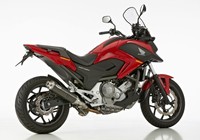 Hurric Supersport Slip On ErsatzdäMpfer (2-1) FüR Honda NC750X 745 Ccm Bj. 25-26