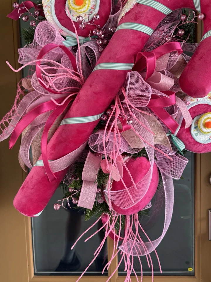 Swag festivo de férias em tons de rosa! - Imagem 4 de 4