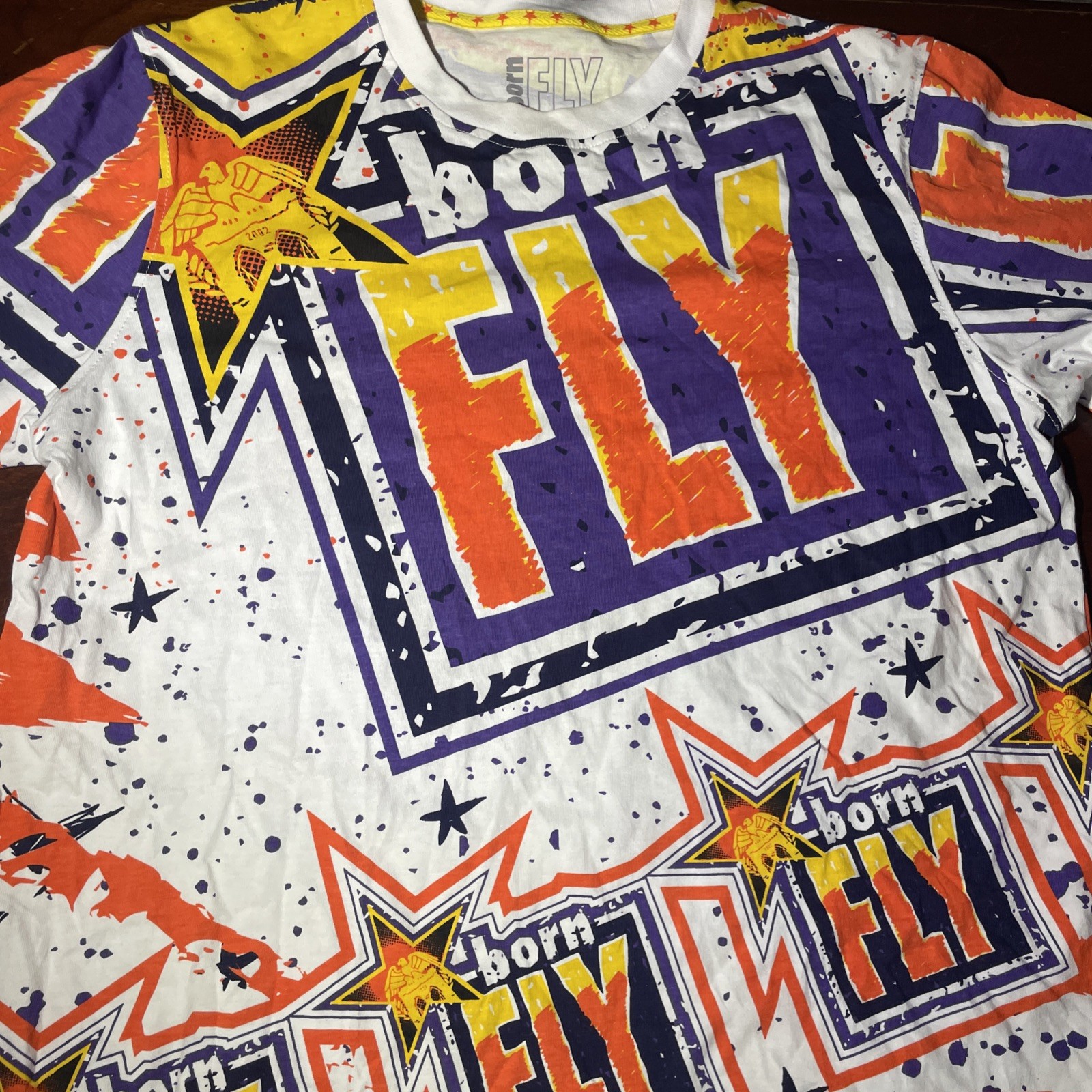 Born Fly Men's All Over Print Graphic Premium Tee T-Shirt