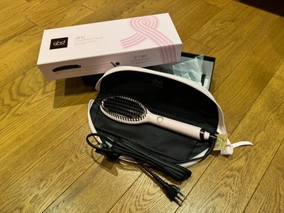 ghd glide smoothing hot brush limited edition pink sorbet pink collection