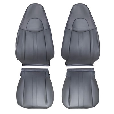 4Pcs Front Driver Passenger Seat Cover Fit Chevy Express1500 2500 Van 2003-14