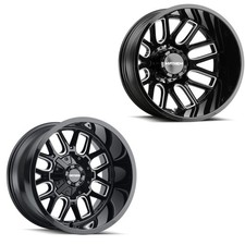 20x9 Mayhem 8107d Cogent 19-up Dodge Dually Super Single Wheels 8 Lug Set Of 6