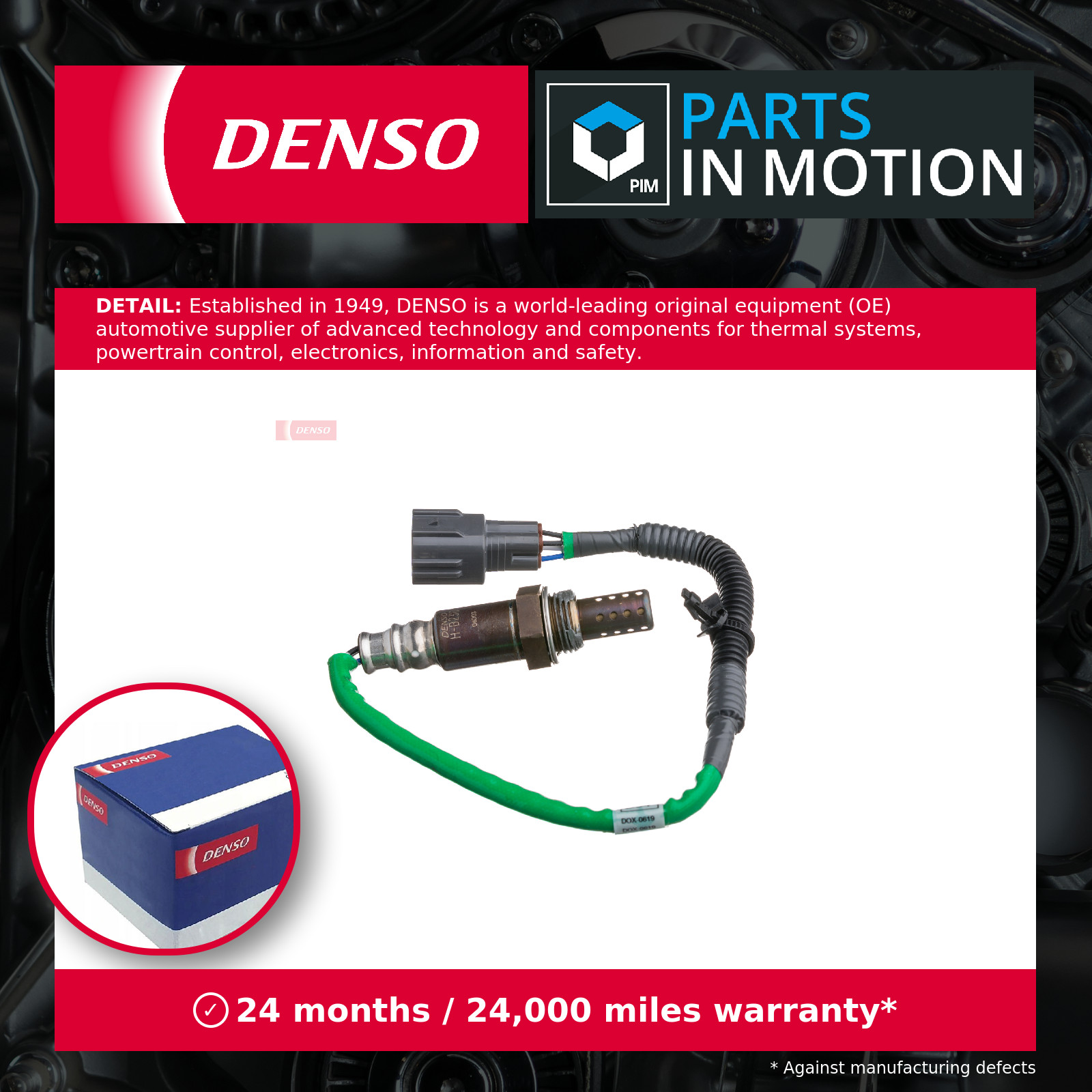 Lambda Sensor fits SUBARU OUTBACK BPE 3.0 03 to 09 EZ30 Oxygen Denso 22690AA570