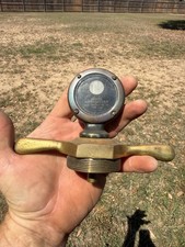 Antique Boyce Motometer Brass Dog Bone Radiator Cap Gauge