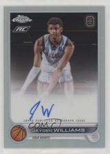 2022-23 Topps Chrome OTE Overtime Elite Jayden Williams #CA-JW3 Auto 0l2