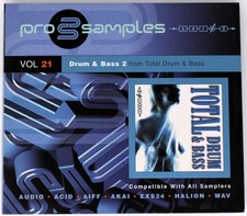Zero-G Pro Samples 21 Drum Bass 2 Sample/Sound Library/Sampling Double CD