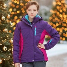 ZeroXposur Girls Size 16 XL Heavyweight Faux Fur Hooded 3 in 1 Jacket / Coat EUC