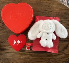 RARE CJ Hendry Juju Valentine Limited Edition Collectible Plush Keychain WHITE